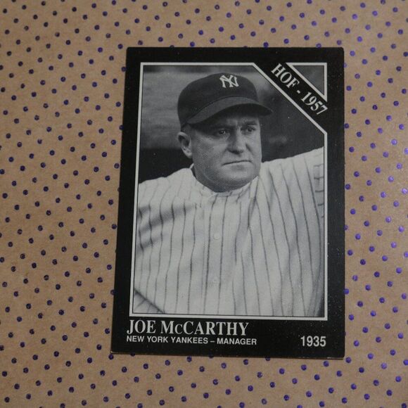 Joe McCarthy #28 Baseball Card - Picture 1 of 2